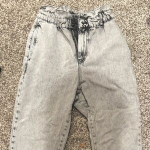 Grey wash high waisted Zara pants